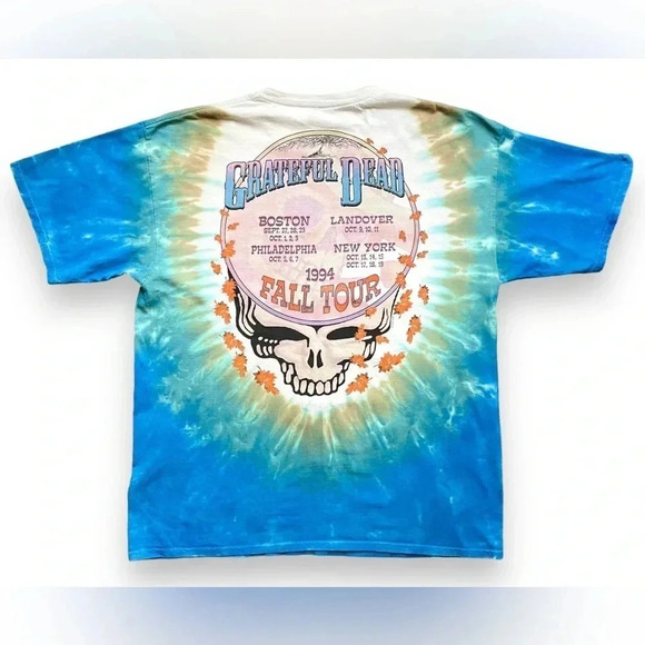 Vintage 2000 Liquid Blue Grateful Dead Graphic T-Shirt - Picture 4 of 4